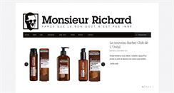 Desktop Screenshot of monsieur-richard.com