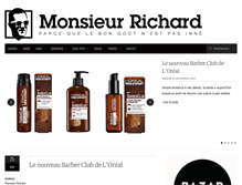 Tablet Screenshot of monsieur-richard.com